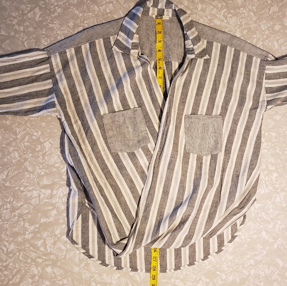 Mystree Striped Shirt - size L - Picture 10 of 11